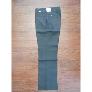 Mens Original 70's Farah Master Ply II Perm Press 33x30 Dark Gray Pants Slacks!